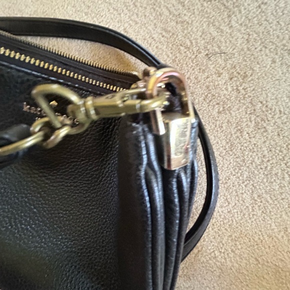 Kate Spade crossbody black pebbled soft leather. Top zip closure. 10” 7”. - Picture 6 of 8